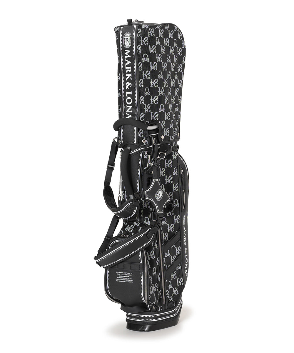 U GN GOLF X SKULL PATTERN SYNTHETIC LEATHER CADDIE BAG LR2ZC31U