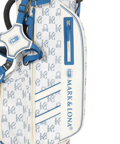 U GN GOLF X SKULL PATTERN SYNTHETIC LEATHER CADDIE BAG LR2ZC31U