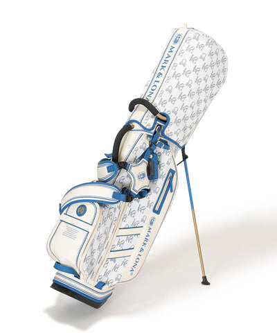 U GN GOLF X SKULL PATTERN SYNTHETIC LEATHER CADDIE BAG LR2ZC31U