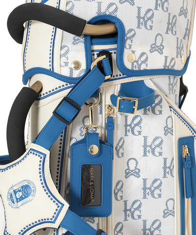U GN GOLF X SKULL PATTERN SYNTHETIC LEATHER CADDIE BAG LR2ZC31U