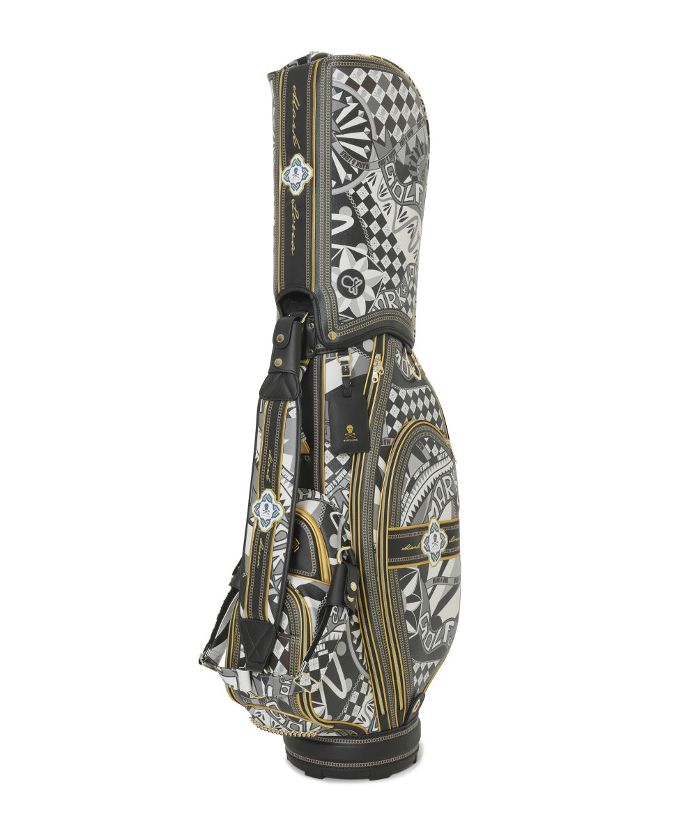 U GN TROPICAL GRAPHIC SYNTHETIC LEATHER CADDIE BAG LR2ZC42U