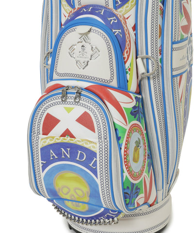 U GN TROPICAL GRAPHIC SYNTHETIC LEATHER CADDIE BAG LR2ZC42U