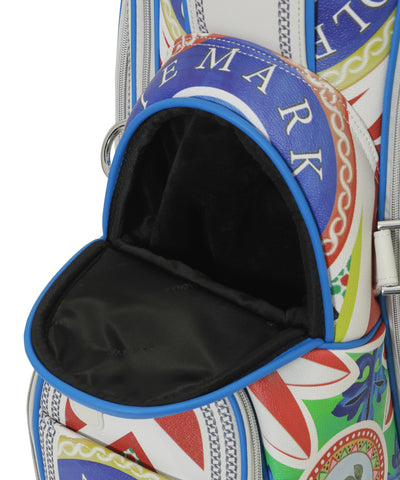 U GN TROPICAL GRAPHIC SYNTHETIC LEATHER CADDIE BAG LR2ZC42U