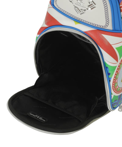 U GN TROPICAL GRAPHIC SYNTHETIC LEATHER CADDIE BAG LR2ZC42U