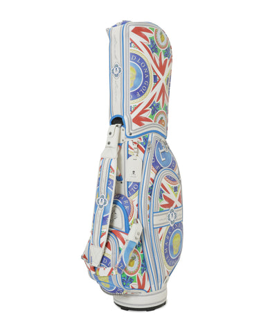 U GN TROPICAL GRAPHIC SYNTHETIC LEATHER CADDIE BAG LR2ZC42U