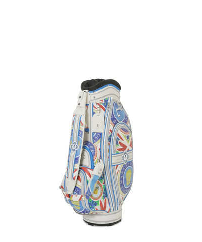 U GN TROPICAL GRAPHIC SYNTHETIC LEATHER CADDIE BAG LR2ZC42U