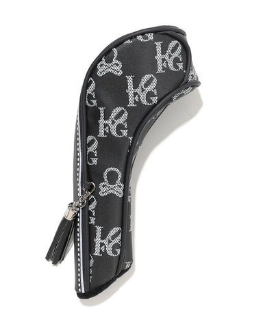U GN GOLF X SKULL PATTERN SYNTHETIC LEATHER DRIVER COVER LR2ZH31U