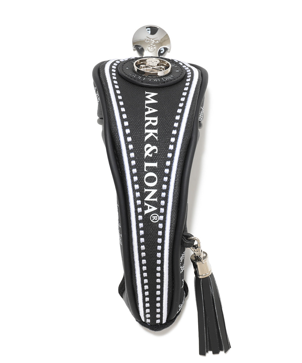 U GN GOLF X SKULL PATTERN SYNTHETIC LEATHER UTILITY COVER LR2ZH33U