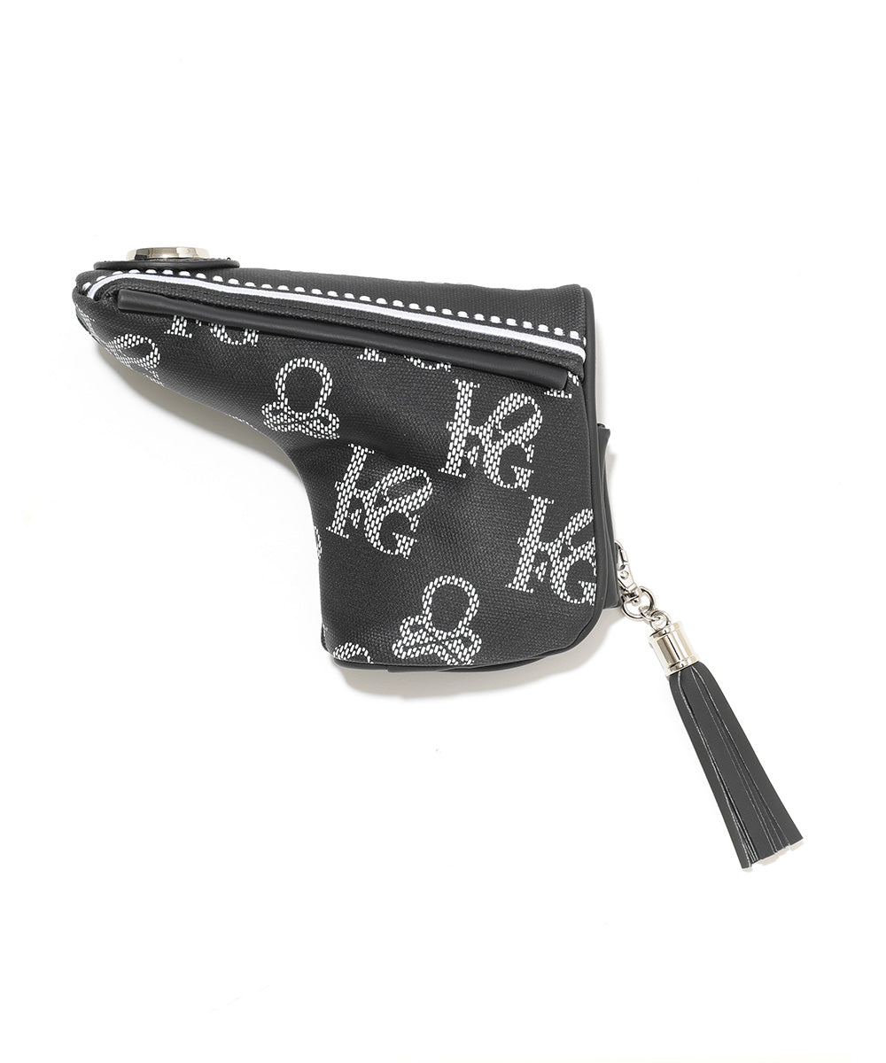U GN GOLF X SKULL PATTERN SYNTHETIC LEATHER BLADE COVER LR2ZA34U
