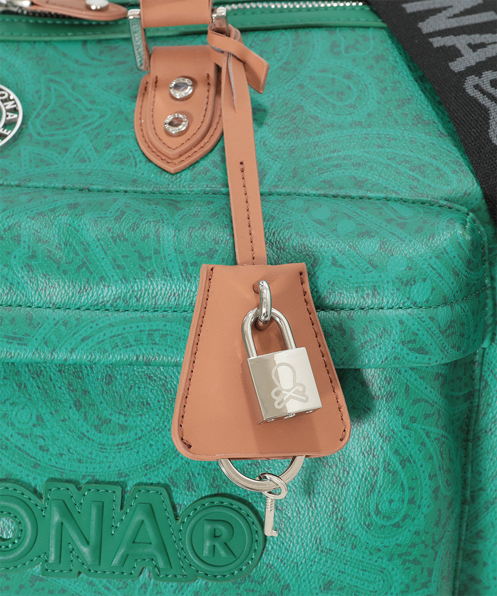 U GN PAISELY PATTERN BOSTON BAG LR3ZU11U