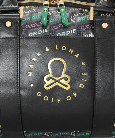 U GN BLOCK PATTERN BOSTON BAG LR3ZU21U