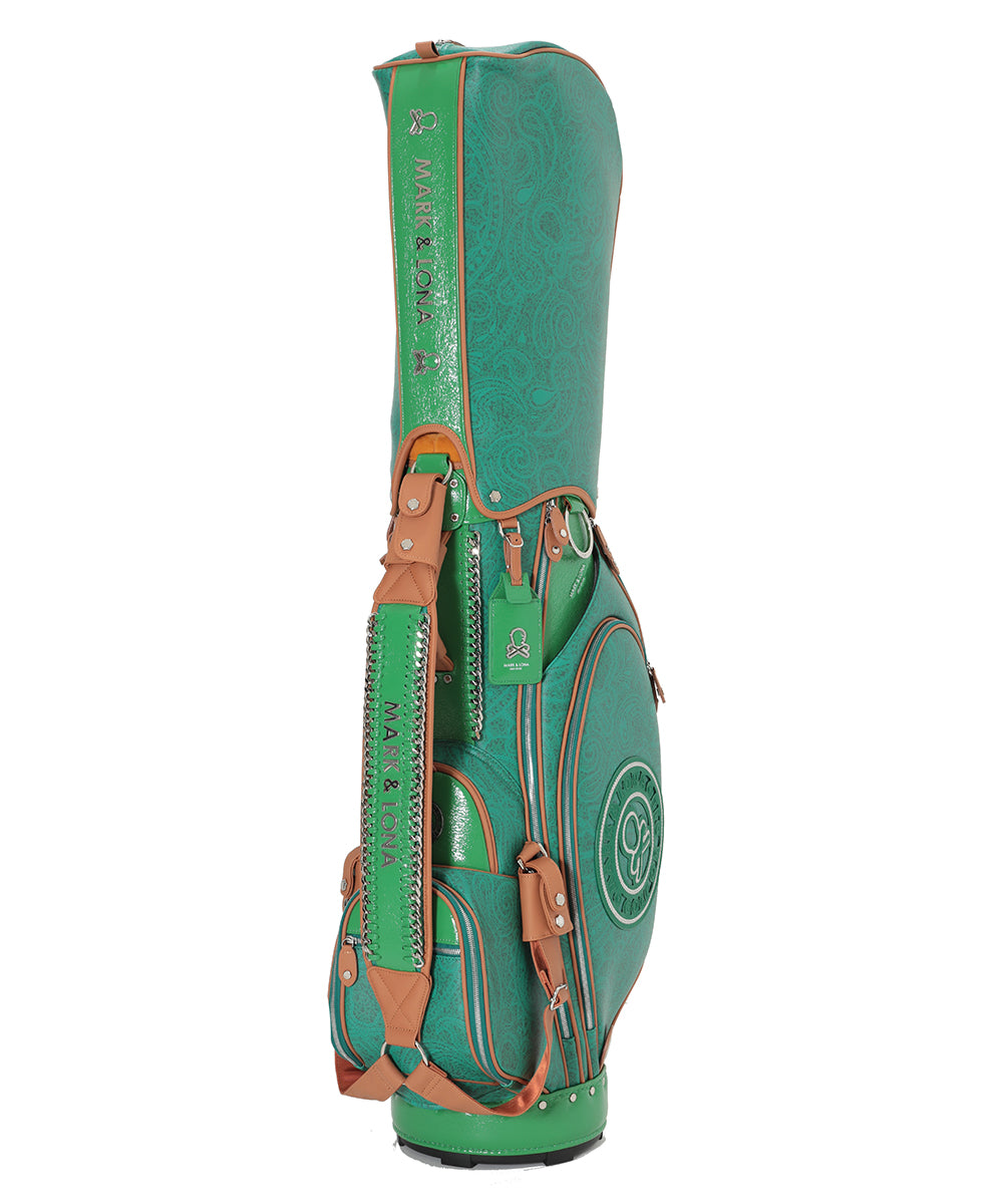 U GN PAISELY PATTERN & CHAIN POINT CADDIE BAG LR3ZC12U
