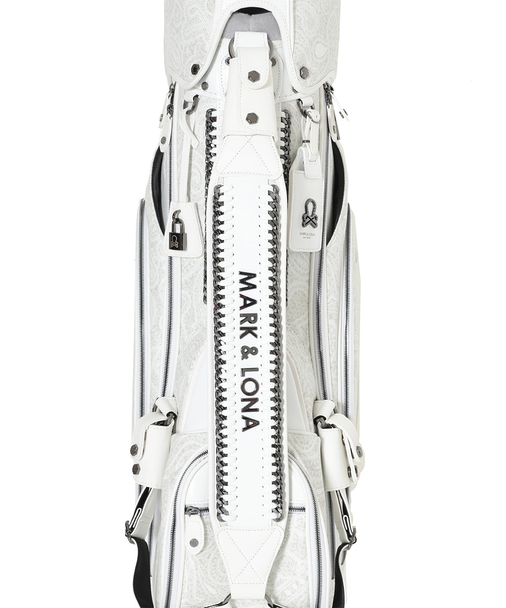 U GN PAISELY PATTERN & CHAIN POINT CADDIE BAG LR3ZC12U