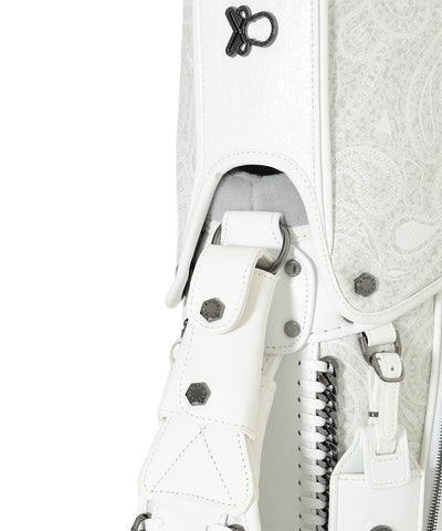 U GN PAISELY PATTERN & CHAIN POINT CADDIE BAG LR3ZC12U