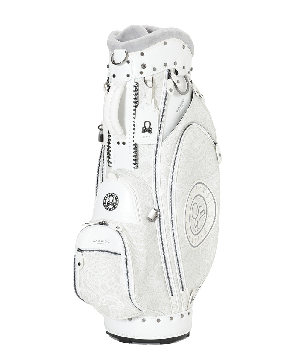 U GN PAISELY PATTERN & CHAIN POINT CADDIE BAG LR3ZC12U