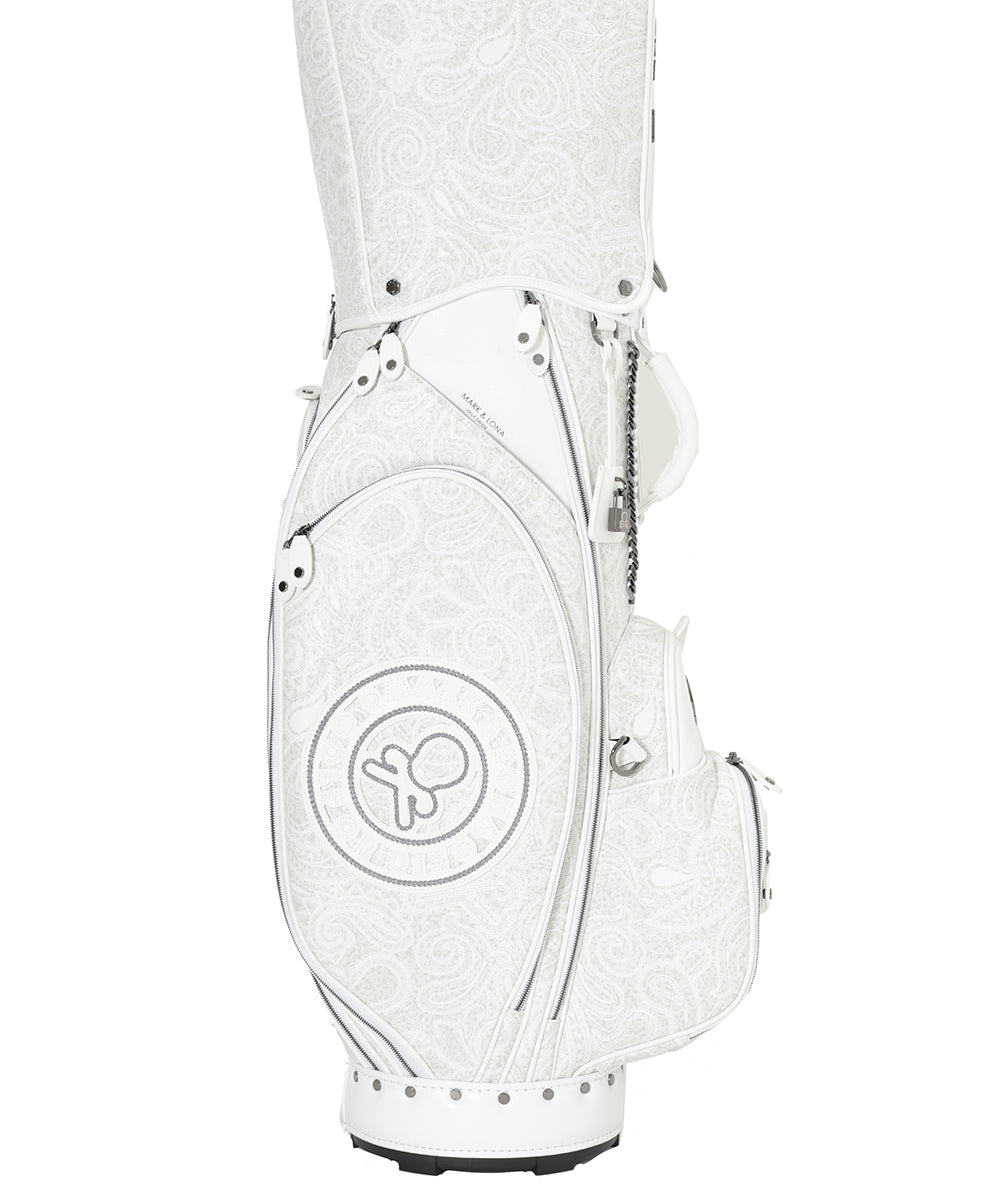 U GN PAISELY PATTERN & CHAIN POINT CADDIE BAG LR3ZC12U