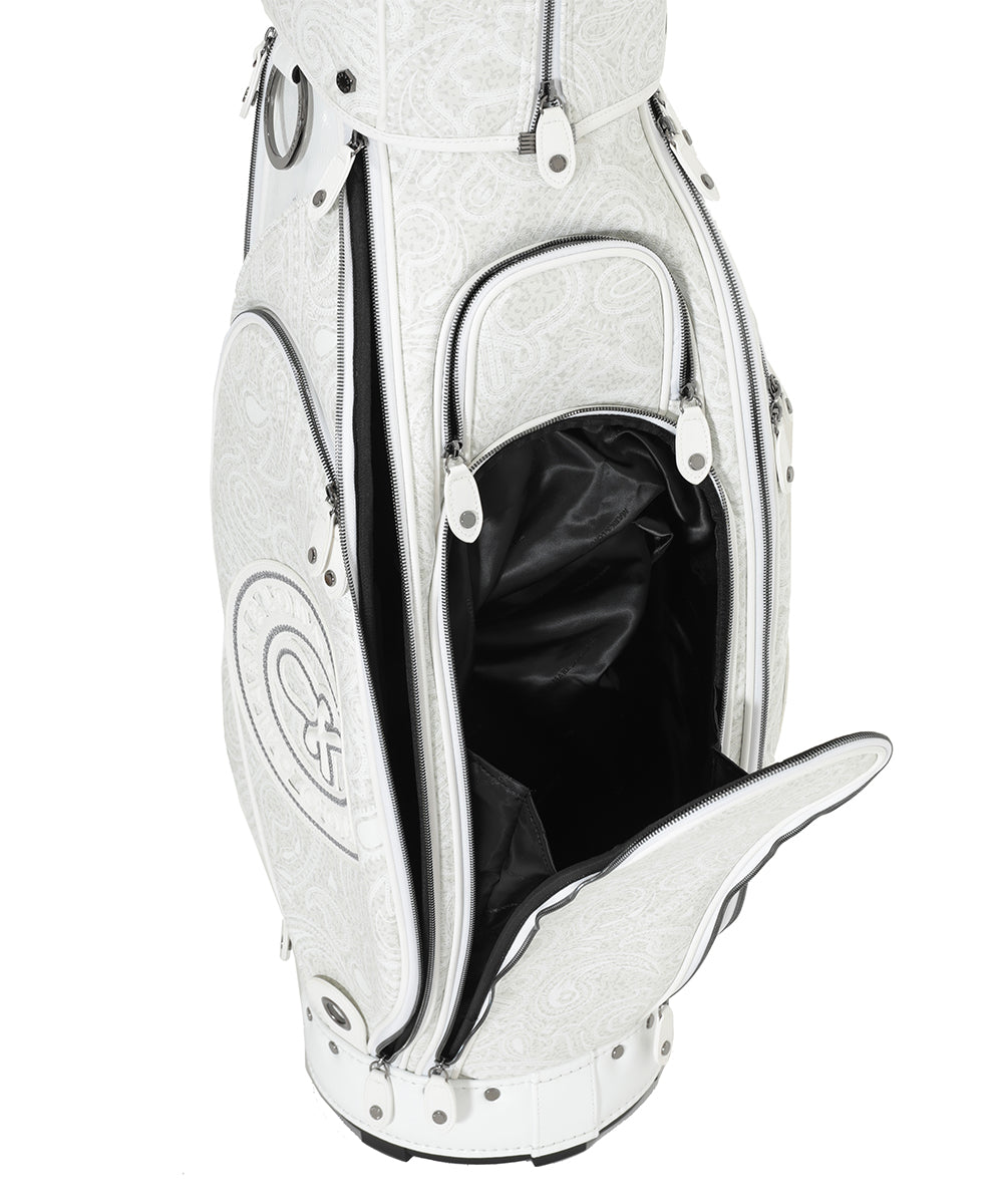 U GN PAISELY PATTERN & CHAIN POINT CADDIE BAG LR3ZC12U