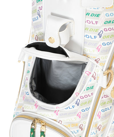 U GN BLOCK PATTERN STAND BAG LR3ZC21U