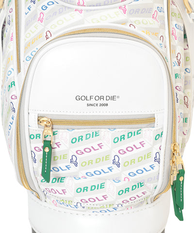 U GN BLOCK PATTERN STAND BAG LR3ZC21U