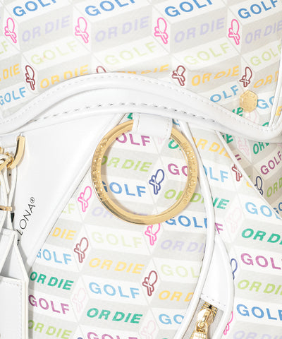 U GN BLOCK PATTERN STAND BAG LR3ZC21U