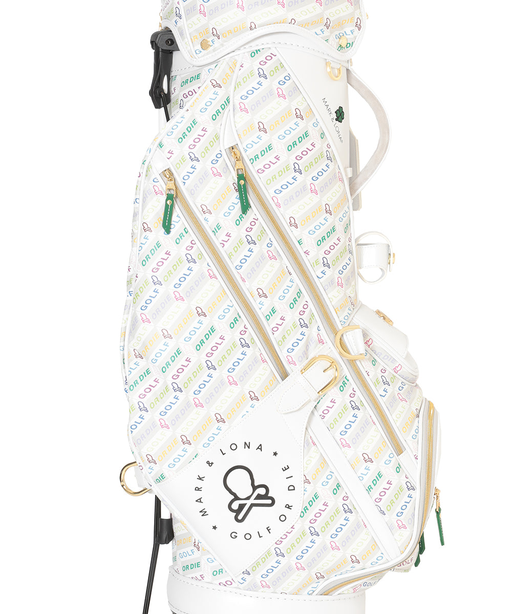 U GN BLOCK PATTERN STAND BAG LR3ZC21U