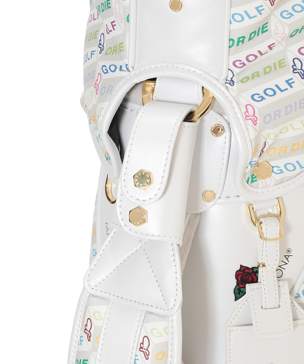 U GN BLOCK PATTERN STAND BAG LR3ZC21U