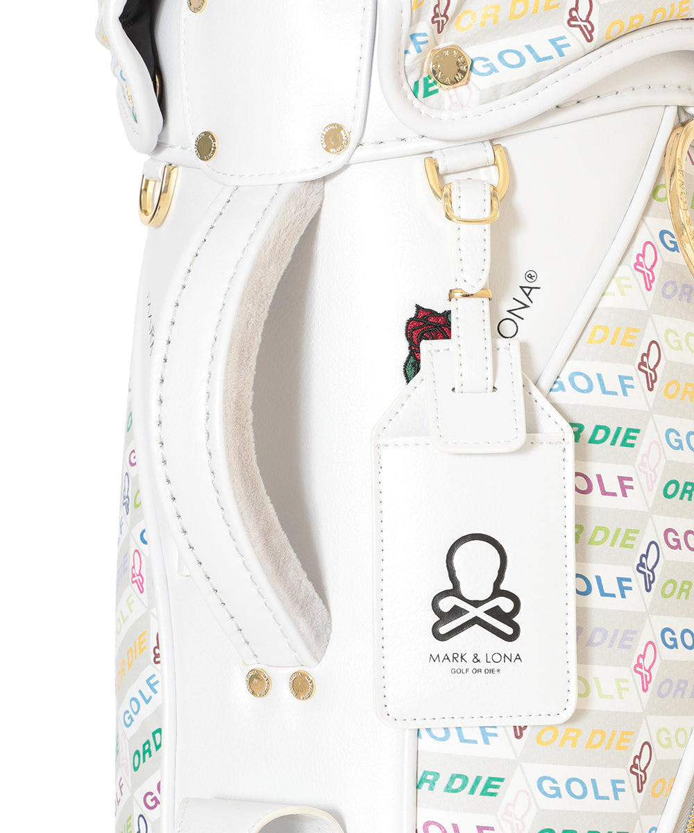 U GN BLOCK PATTERN STAND BAG LR3ZC21U