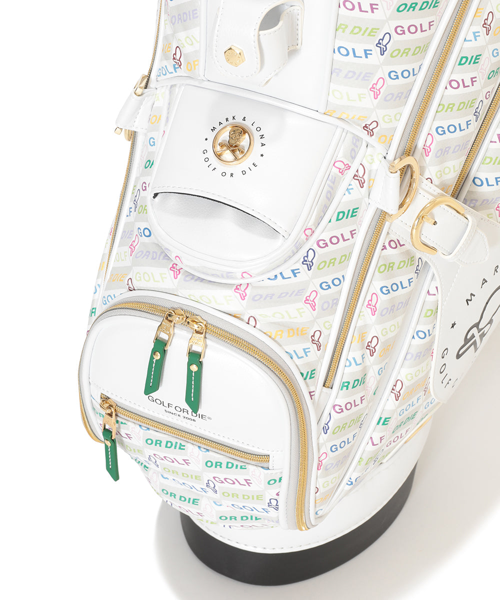 U GN BLOCK PATTERN STAND BAG LR3ZC21U