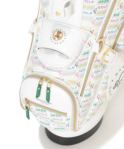 U GN BLOCK PATTERN STAND BAG LR3ZC21U