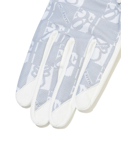 U GN SKULL & GOLF PATTERN GLOVE LR3YG01U