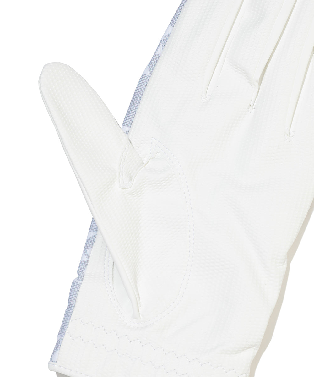 U GN SKULL & GOLF PATTERN GLOVE LR3YG01U