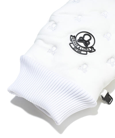 U GN BLANK SKULL QUILTED GLOVES LR4YG02U