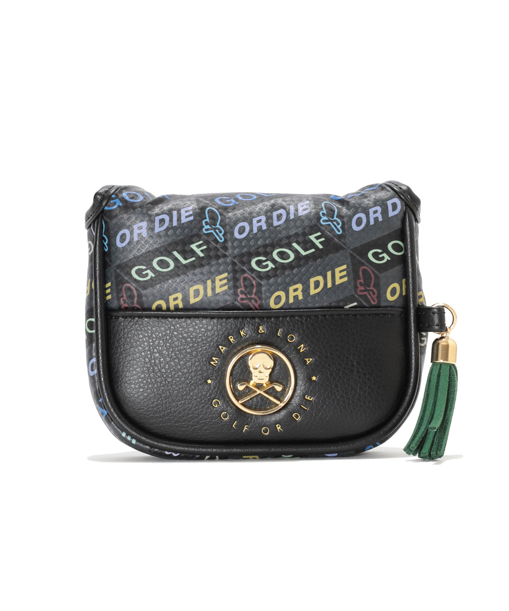 U GN BLOCK PATTERN MALLET PUTTER COVER LR3ZA25U