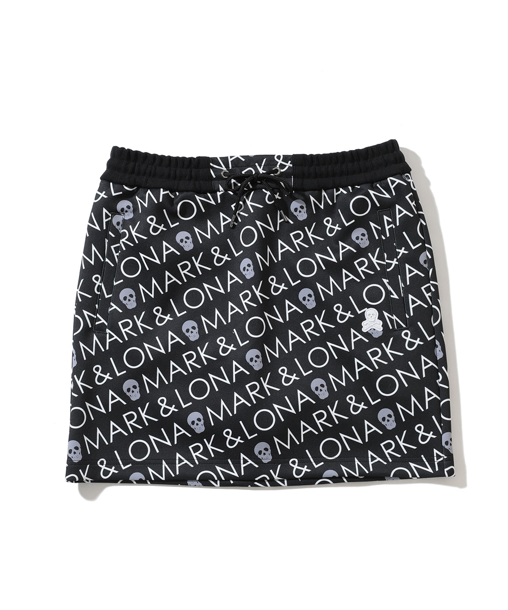 W GN LOGO PATTERN PRINT JERSEY SKIRT LQ1IE90F