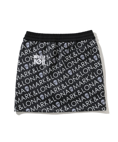 W GN LOGO PATTERN PRINT JERSEY SKIRT LQ1IE90F