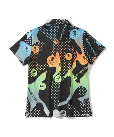 W GN RAINBOW CAMO PATTERN PRINT SS POLO LQ1IX03F