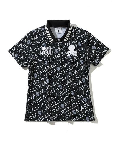 W GN LOGO PATTERN PRINT SS POLO LQ1IX30F