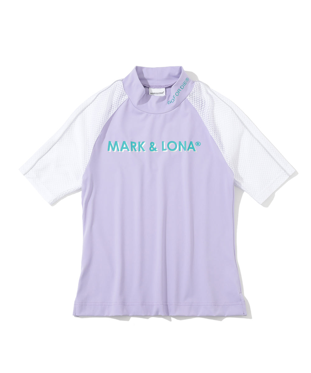 W GN MESH SLEEVE MOCK-NECK SS T-SHIRTS LR1IA02F