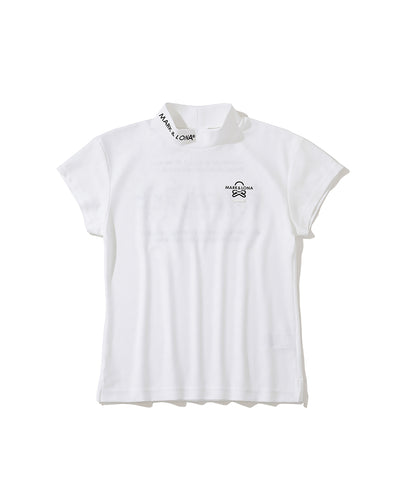 W GN LEOPARD PATTER JQD MOCK-NECK SS T-SHIRTS LR2IA03F