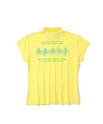 W GN LEOPARD PATTER JQD MOCK-NECK SS T-SHIRTS LR2IA03F