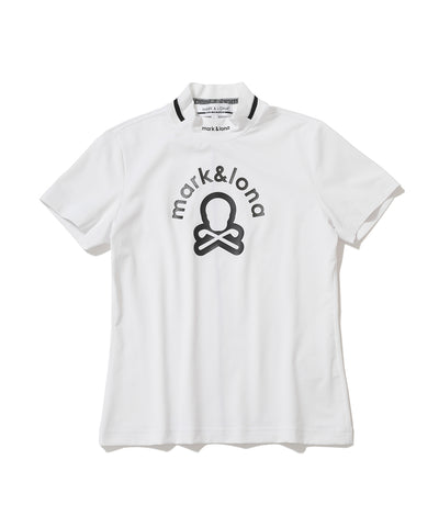 W GN FRONT SKULL POINT MOCK-NECK SS T-SHIRTS LR3IA01F