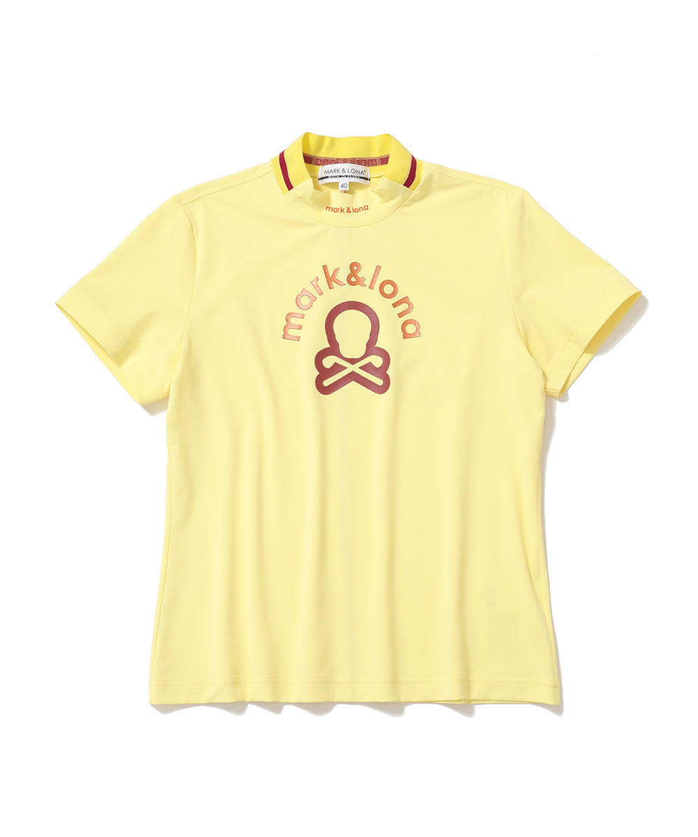 W GN FRONT SKULL POINT MOCK-NECK SS T-SHIRTS LR3IA01F