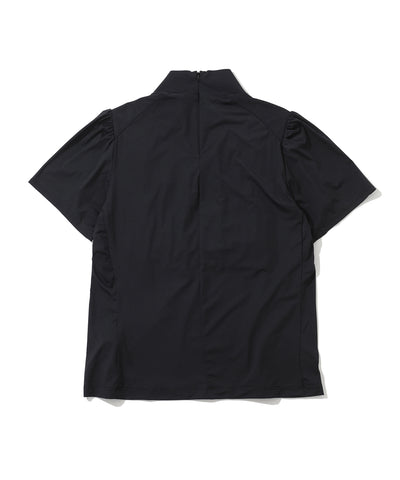 W GN FRONT SHIRRING MOCK-NECK SS T-SHIRTS LR3IA02F