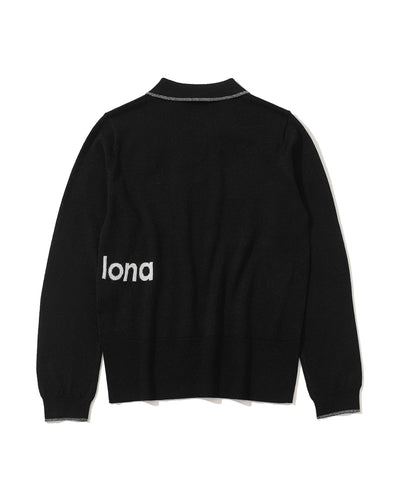 W GN SHIMMER KNIT POLO LR3IB03F