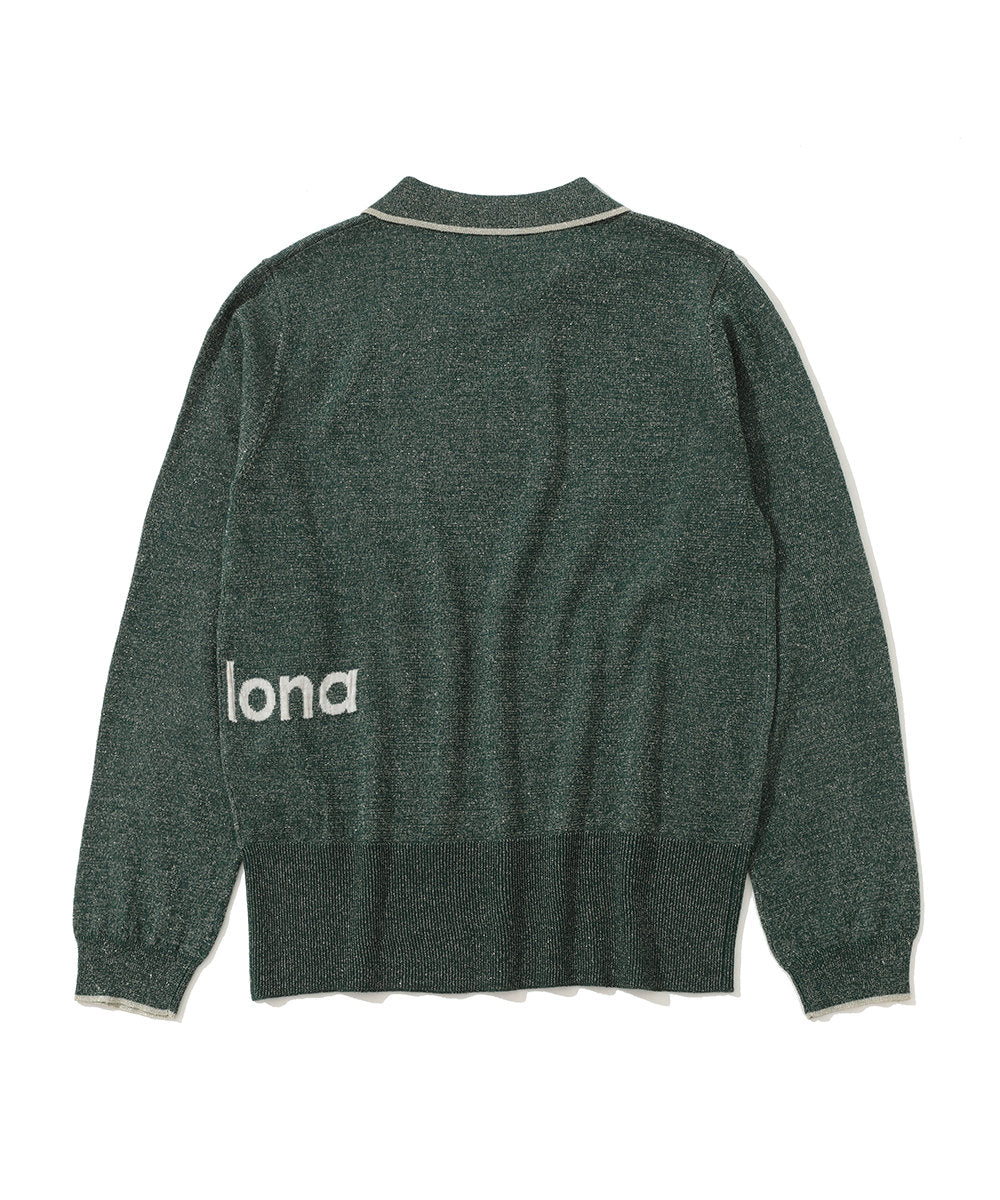 W GN SHIMMER KNIT POLO LR3IB03F