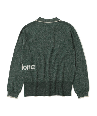 W GN SHIMMER KNIT POLO LR3IB03F