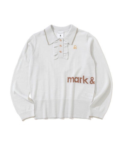W GN SHIMMER KNIT POLO LR3IB03F