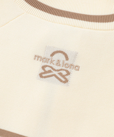 W GN COLOR BLOCK POINT KNIT ZIP-UP LR3IB04F