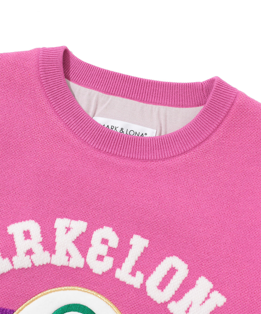 W GN COLOR BLOCK KNIT CREW LR4IB07F