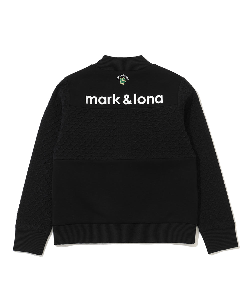 W GN JERSEY MIXED MOCK-NECK KNIT LR4IC08F